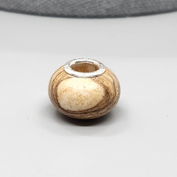 Lot of 8 - Glass Bead Charms for Bracelets marked 925 - Picture 13 of 16